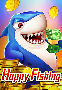 happy fishing logo
